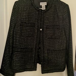 Jaclyn Smith Black With Silver Blazer